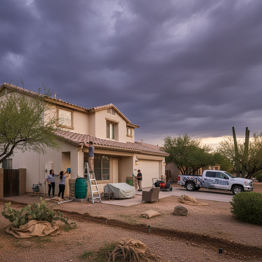 How to Prepare Your Gilbert Home for Monsoon Season: Essential Water Damage Restoration Tips