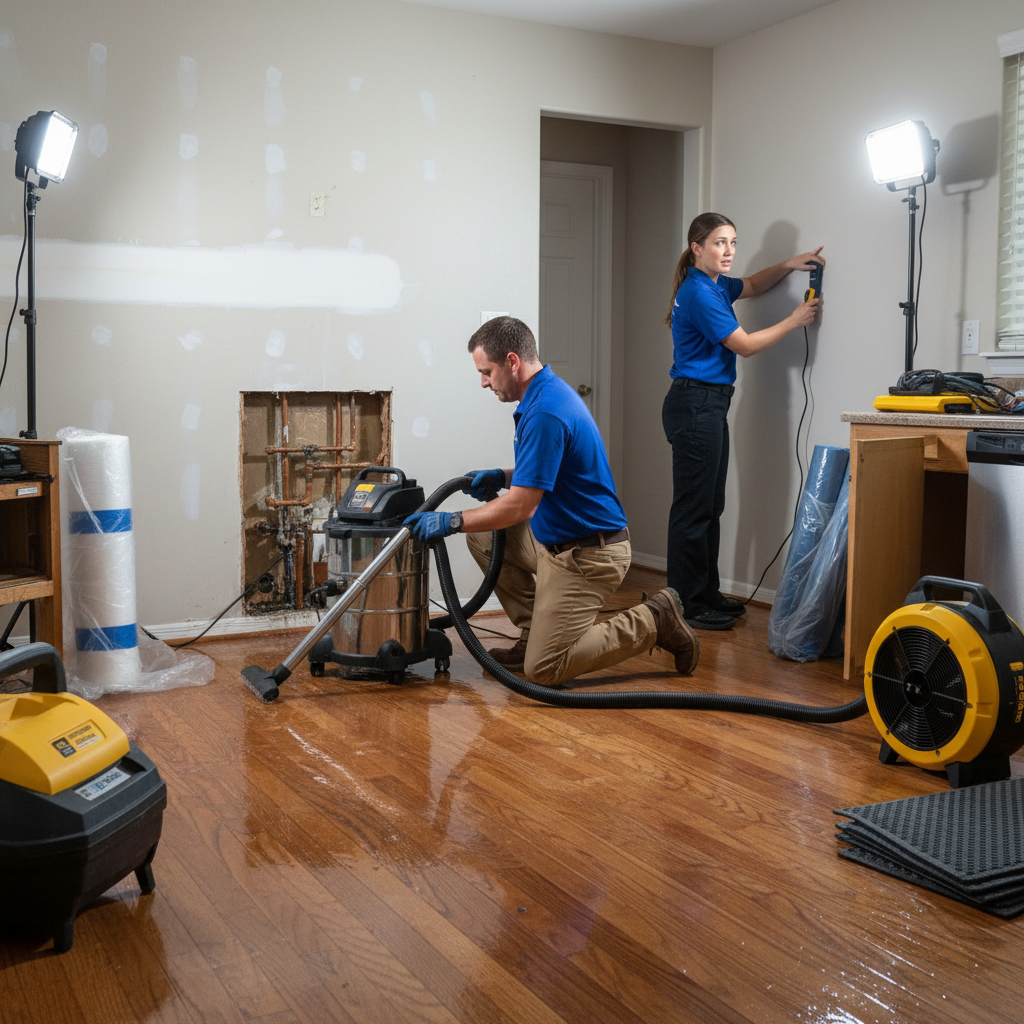 Burst Pipe Water Damage in Gilbert