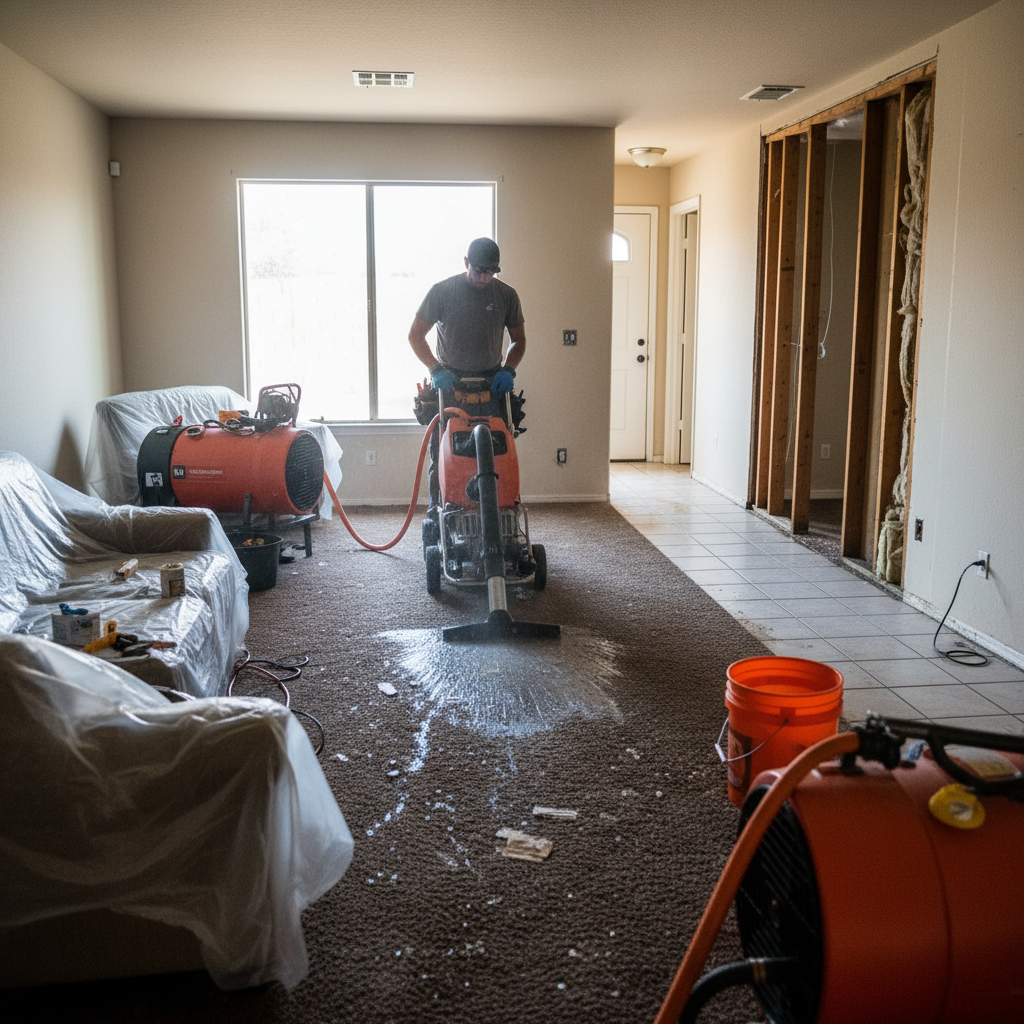 Flood Damage Restoration in Gilbert
