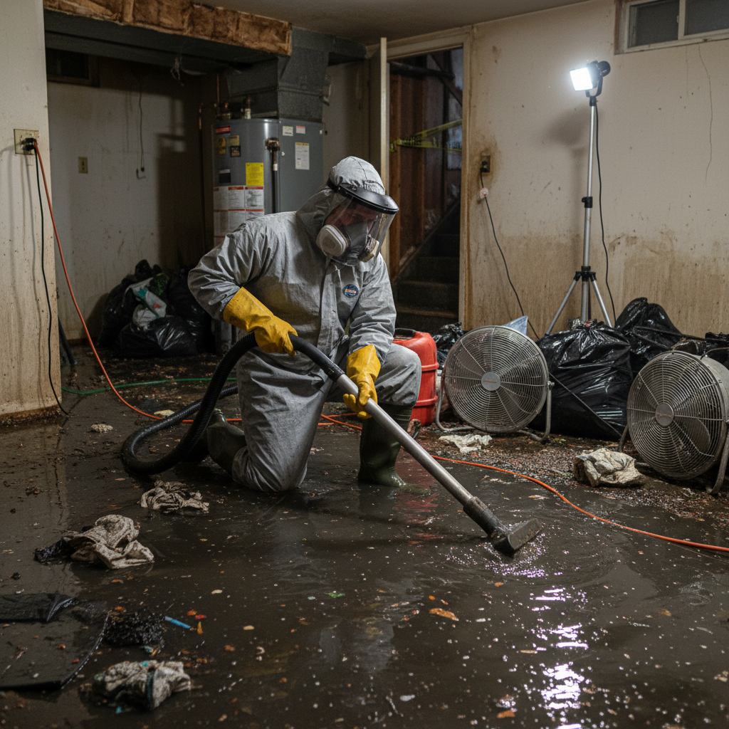 Sewage Backup Cleanup